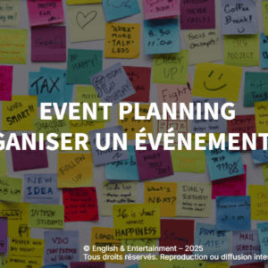 Event Planning - Anglais B1