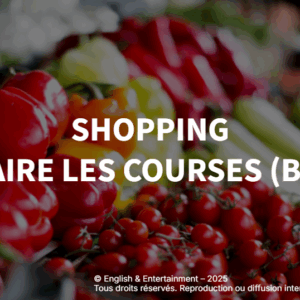 Shopping - Anglais B1